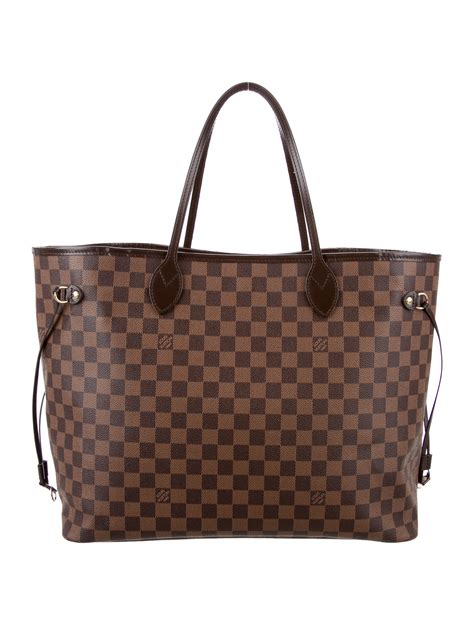 louis vuitton neverfull gm damier ebene replica|louis vuitton monogram neverfull gm.